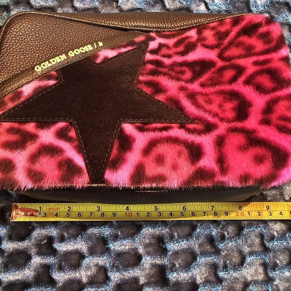 Star Bag Golden Goose Small Pink Leopard Purse - Picture 2 of 8